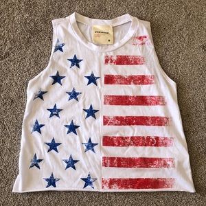 American flag Crop Top!!